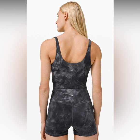 Lululemon Align Tank Diamond Dye Pitch‎ Grey Graphite Grey Size 12 - Picture 7 of 7